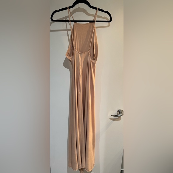 Reformation - Beige Long Dress - size 4 - Picture 3 of 4